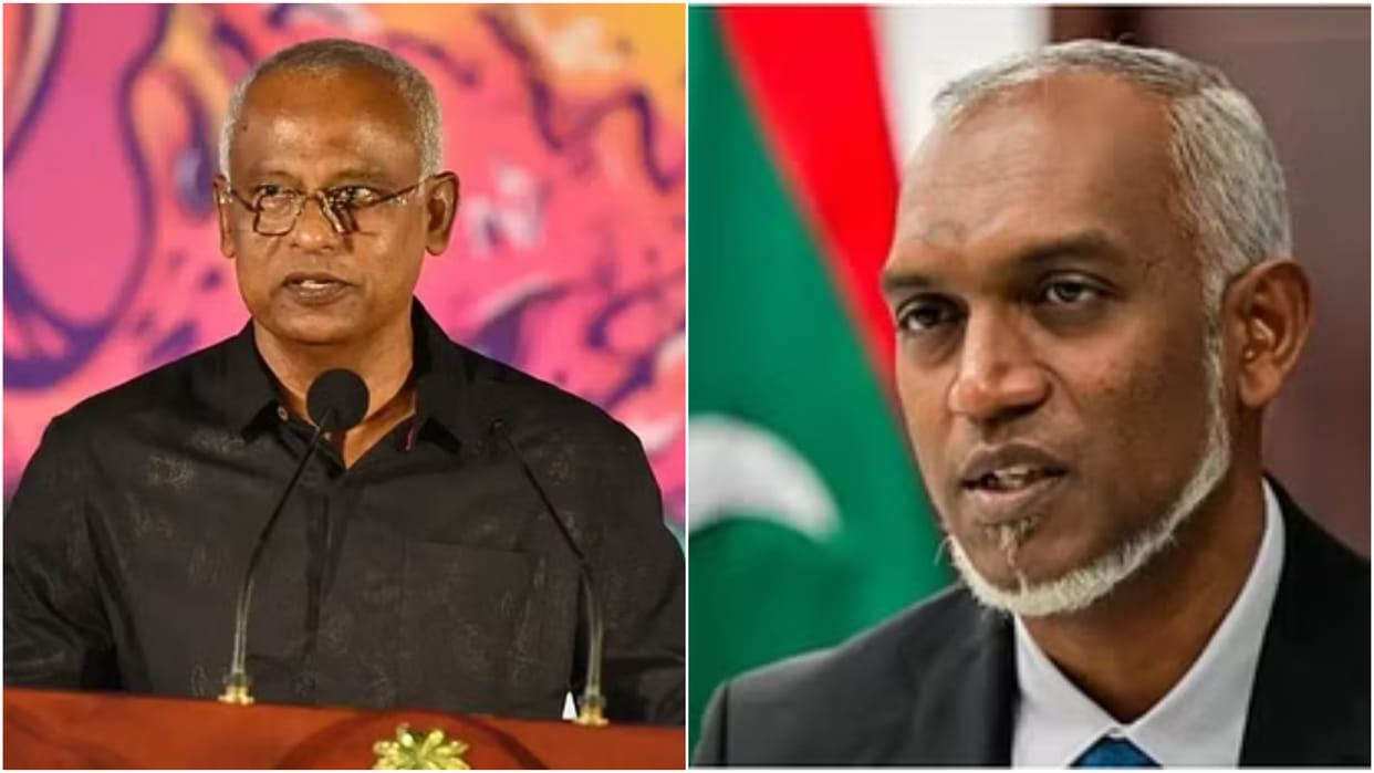 Stop being 'stubborn' and mend fences with neighbours: Ex-Maldives president Solih tells successor Muizzu
