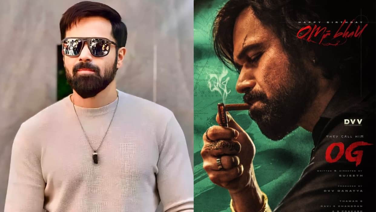 Emraan Hashmi first look out from his South debut film OG he will share screen with Pawan Kalyan in movie