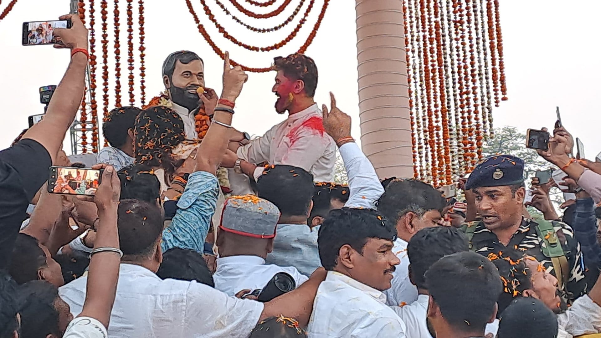 LS Elections 2024: Chirag reached Hajipur for first time after declaration of MP candidature