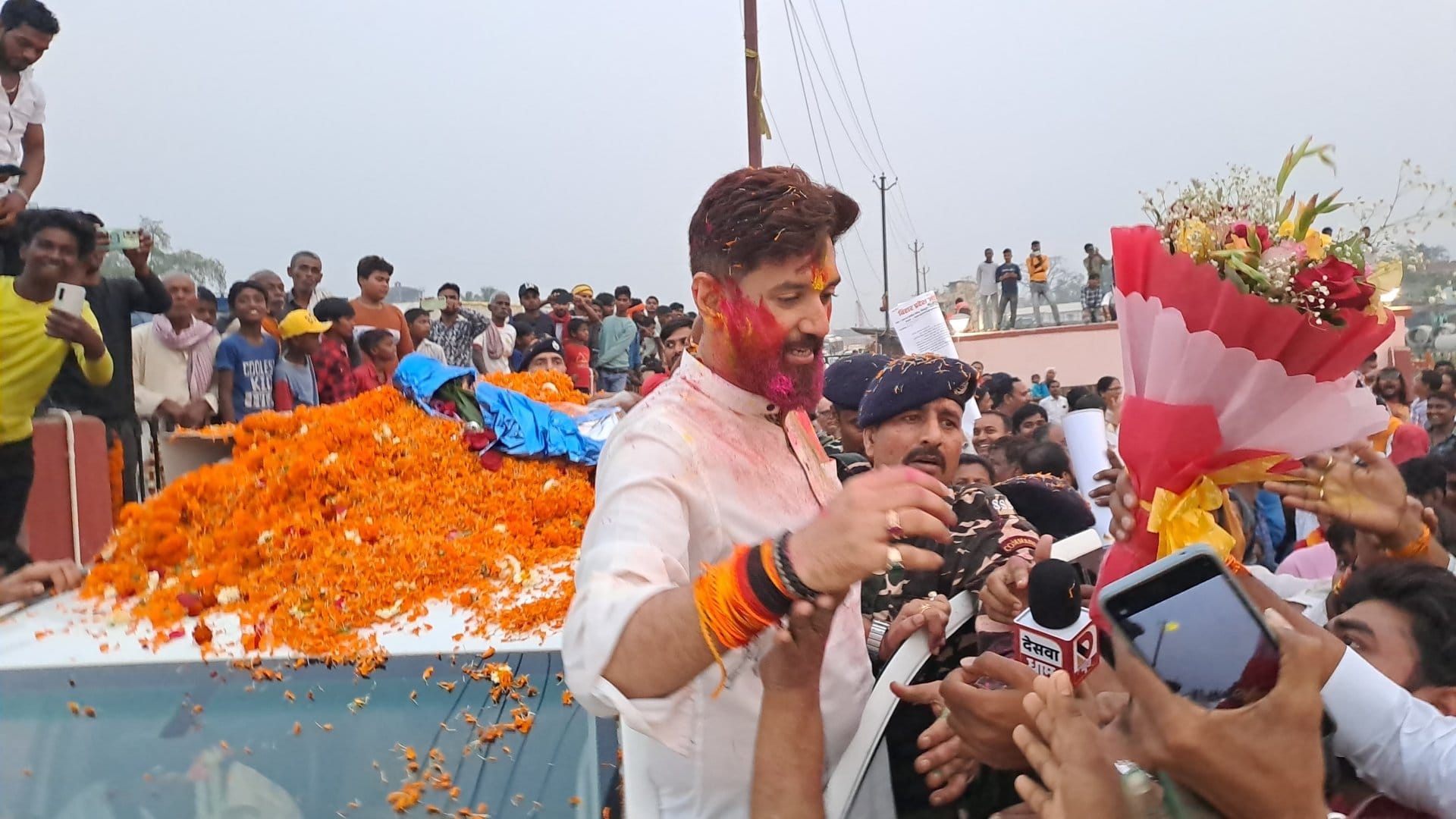 LS Elections 2024: Chirag reached Hajipur for first time after declaration of MP candidature