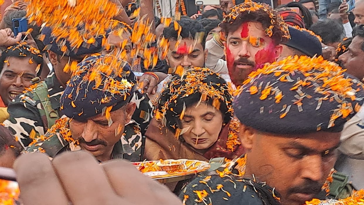 LS Elections 2024: Chirag reached Hajipur for first time after declaration of MP candidature