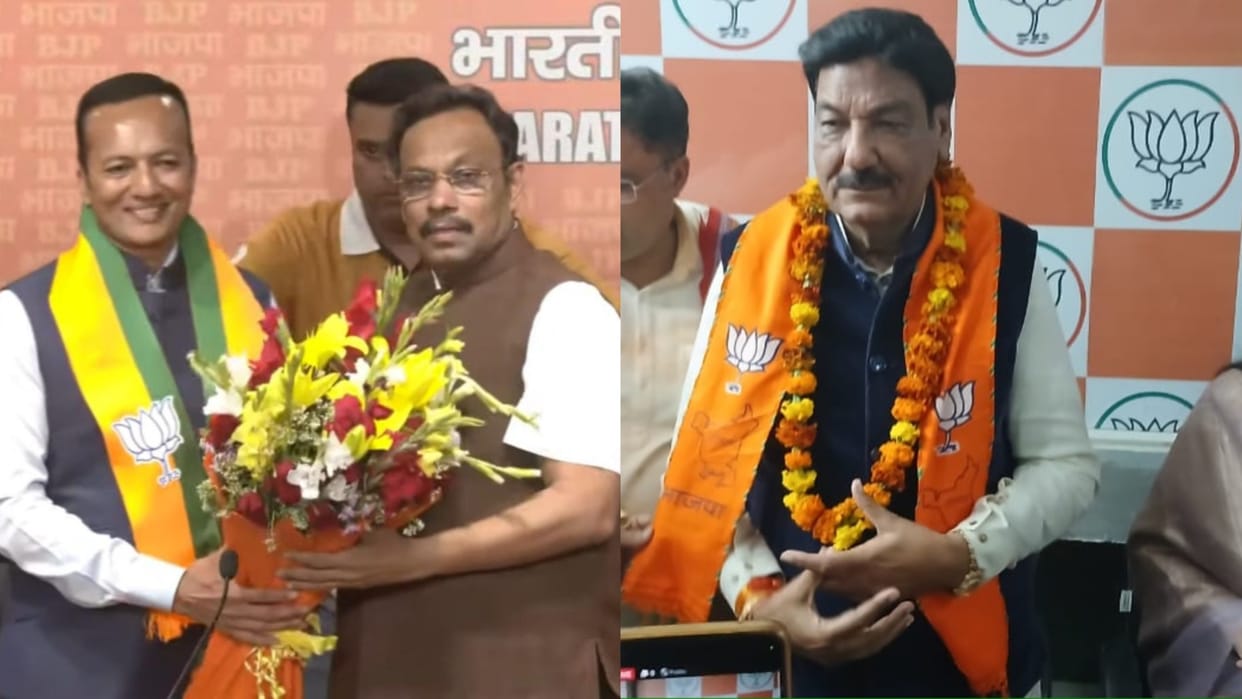 Haryana: Naveen Jindal and Ranjeet chautala joins BJP before Lok Sabha elections