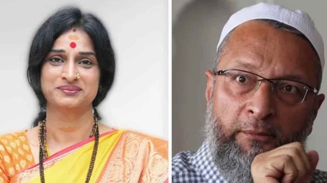 Madhavi Latha Statement on Asaduddin Owaisi Aimim Chief for Alleged Lack of Development in Hyedrabad