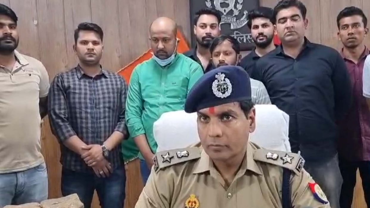 Two smugglers arrested with hashish worth Rs 4.85 crore in Etawah