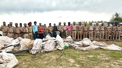 Punjab: Excise department and police action; Lahan worth Rs 2.70 crore caught, smugglers ran away