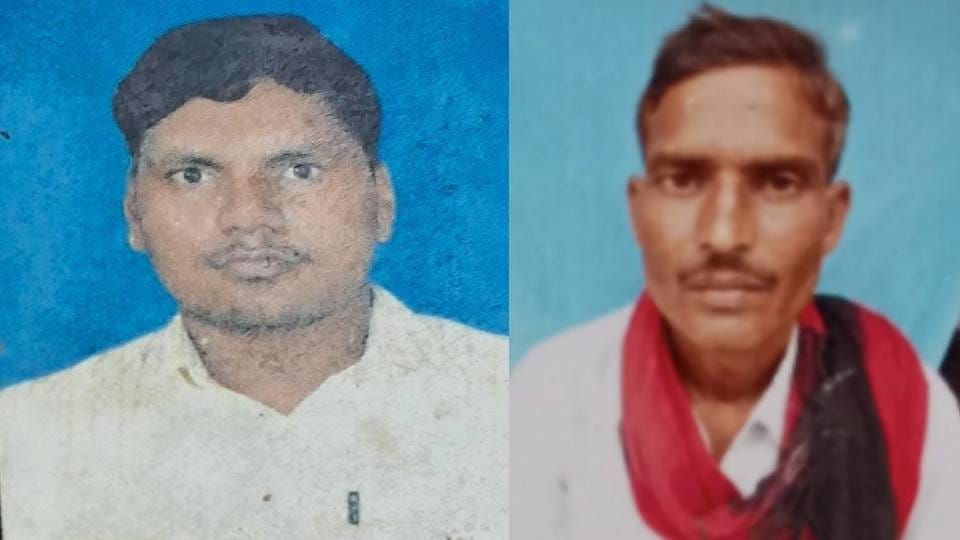 Two died in accidents in etah young man died after getting trapped between an overbridge and bus