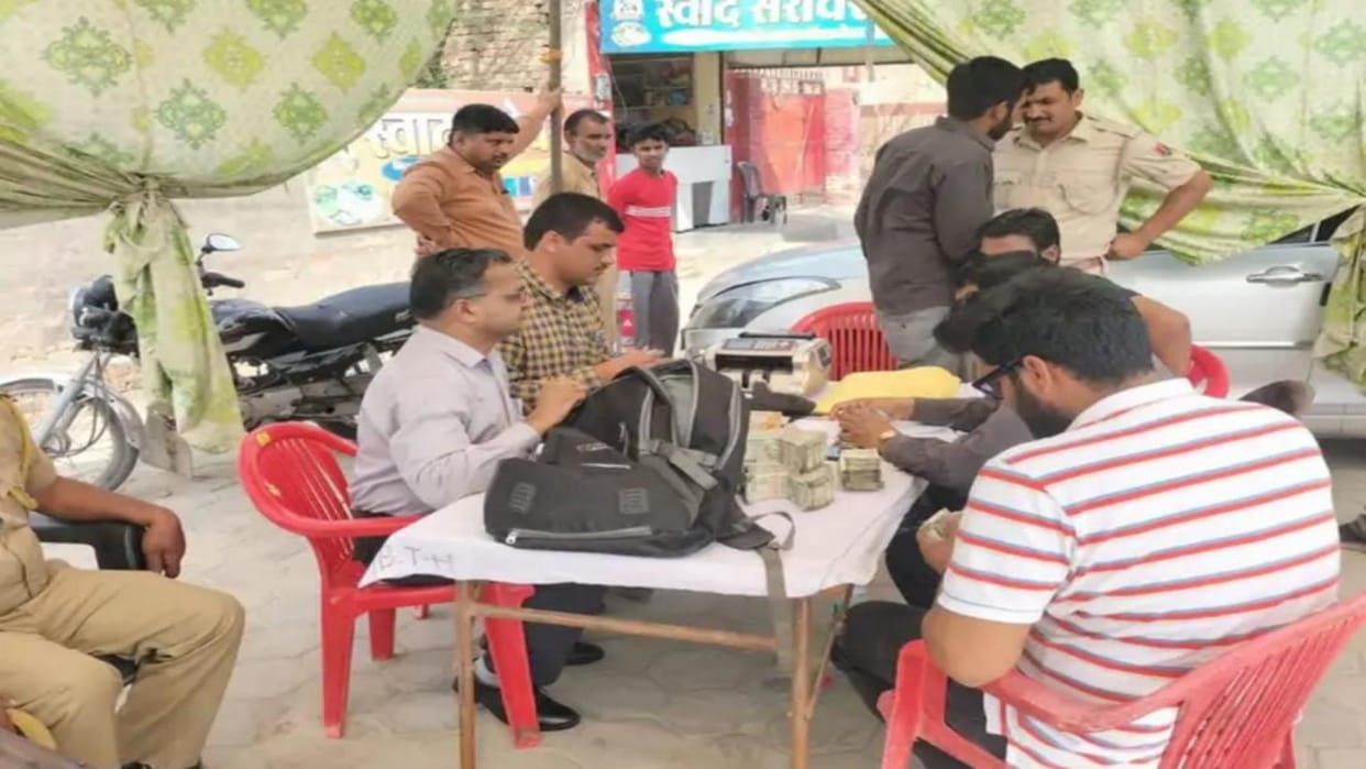 Sri Ganganagar News: 37.9 lakh recovered from a bag hidden in the car, no disclosure about its use in election
