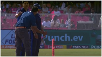 RR vs LSG: Match stopped due to spider cam and stumps bell, fans made fun on social media memes IPL 2024