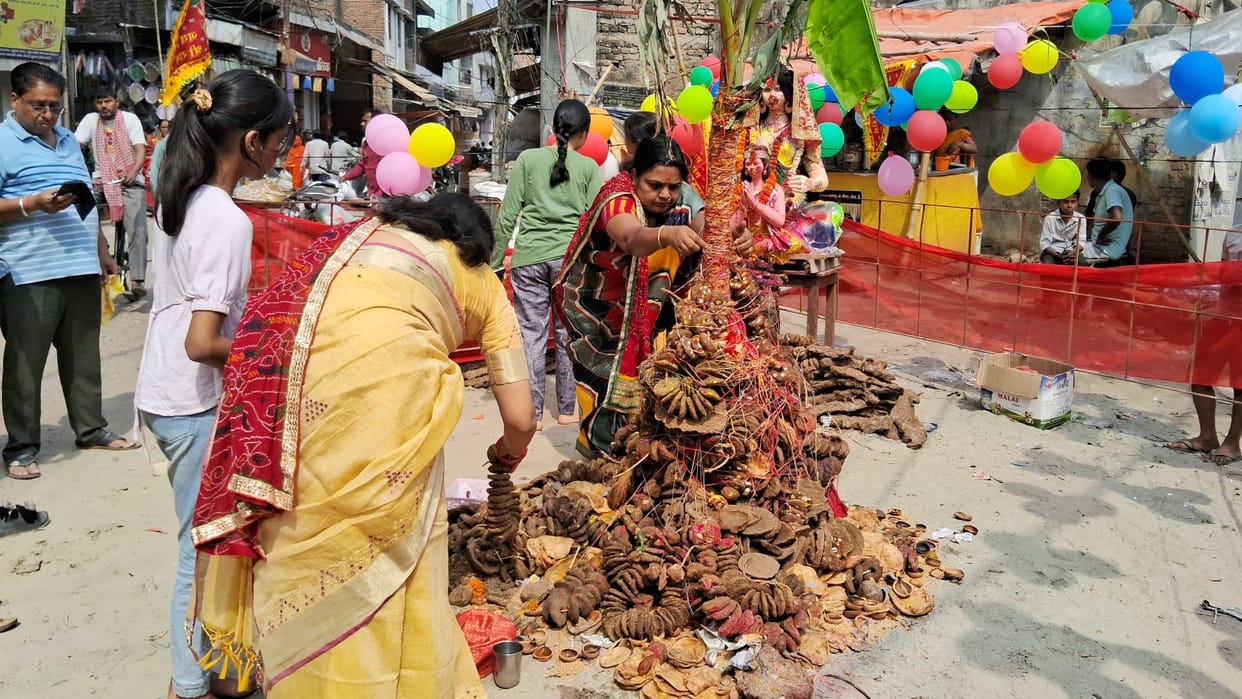 Holika Dahan is celebrated in a unique custom in Muzaffarpur