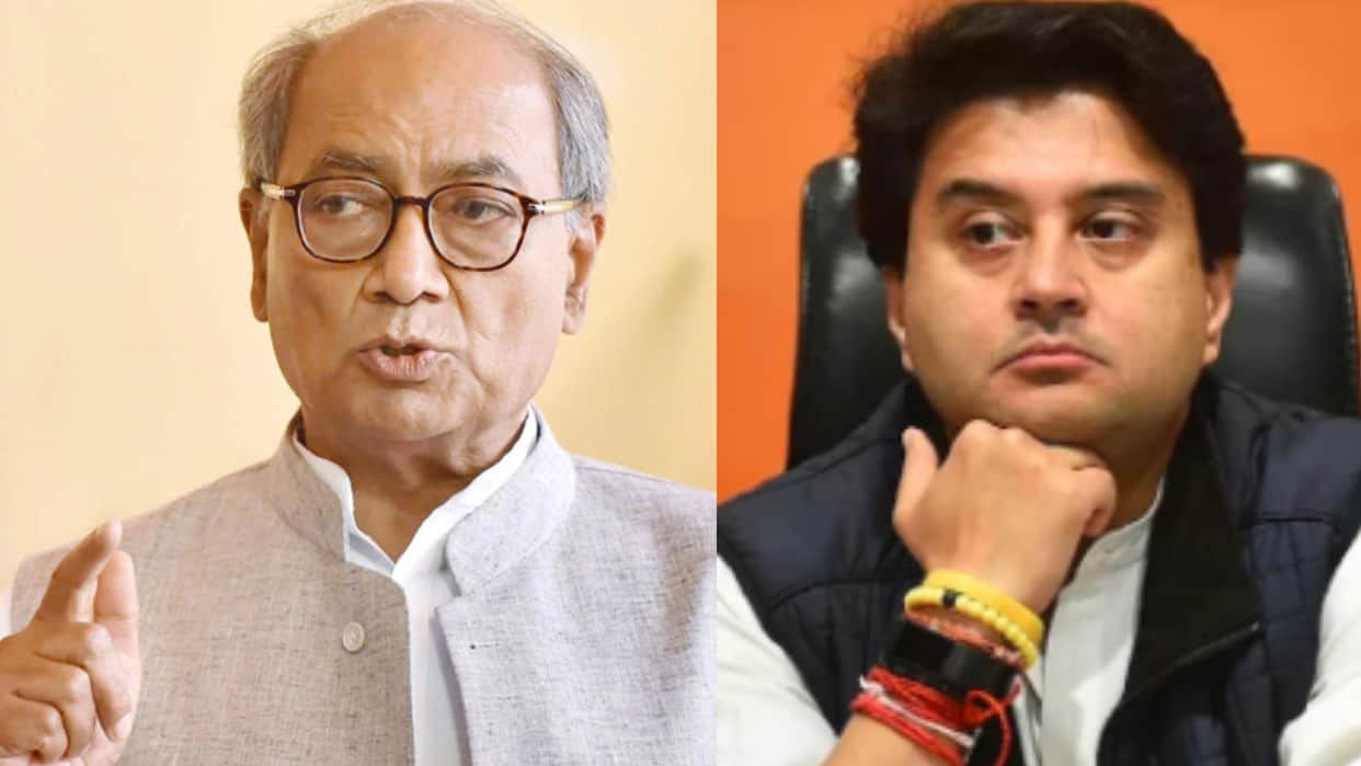 Election 2024: Digvijay's attack on Scindia continues, calling Jyotiraditya a coward by giving example of war