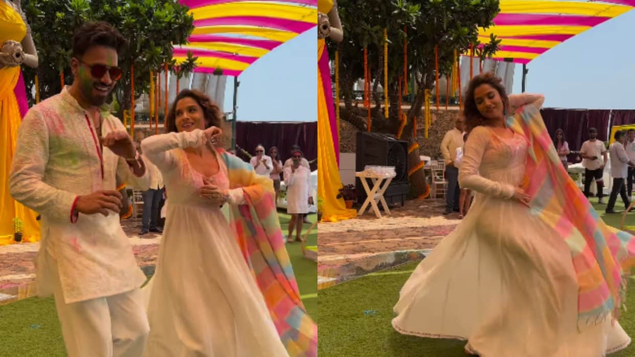 Ankita Lokhande Vicky Jain holi Party Chetna Pande Gurmeet Choudhary Nia Sharma Manisha Rani sptted at event