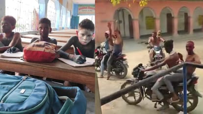 Bihar News: Teachers angry to opening school on Holi, throw mud and stone. Lady teacher also injured.kk Pathak