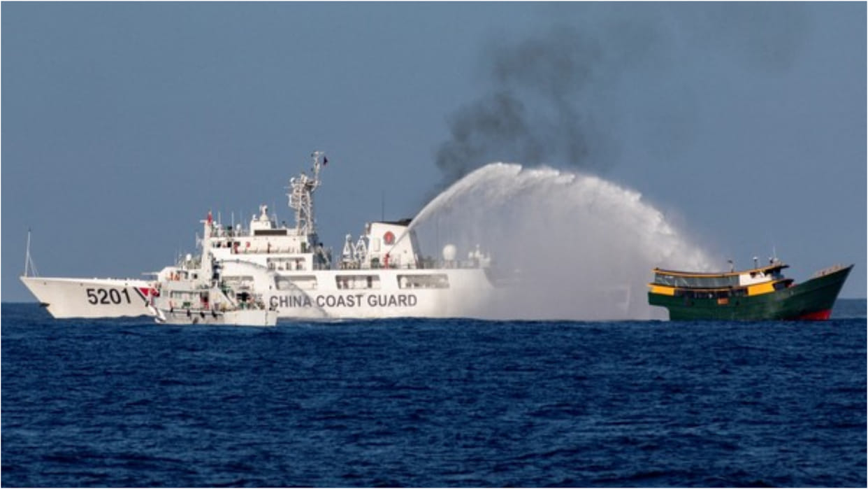 Philippines lodges strong protest with China over water cannon attack in South China Sea