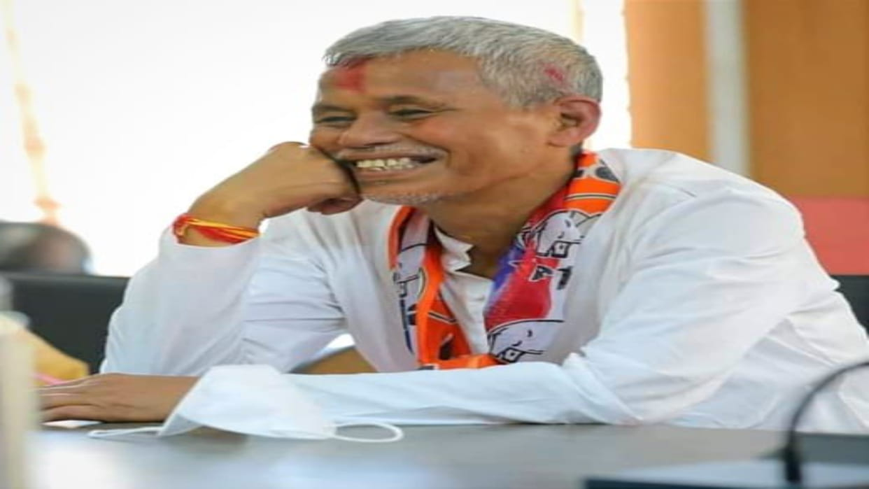Assam CM Himanta meets ruling alliance candidate Phani Bhusan Choudhury have lunch