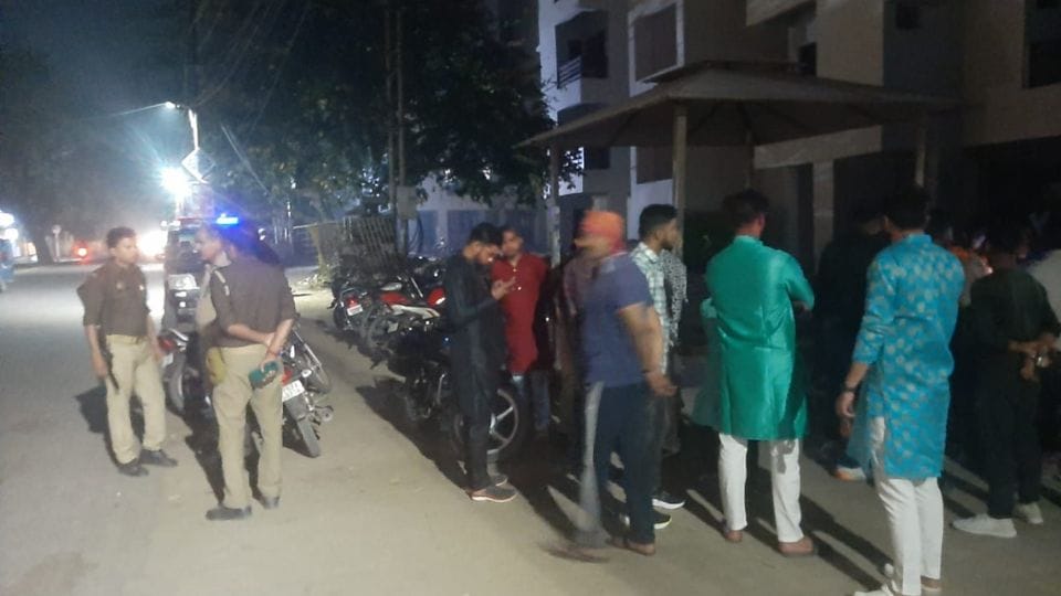 Truck collides with bike four youths die in accident in Mirzapur