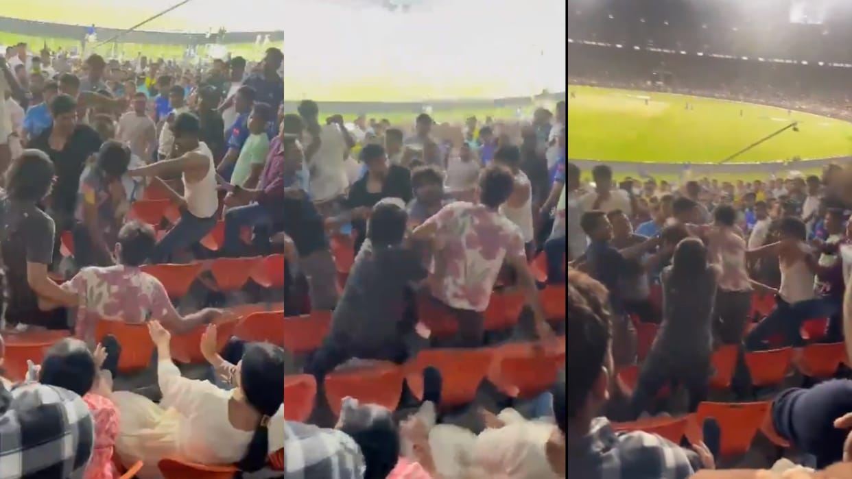 IPL 2024 Fight between fans during Gujarat vs Mumbai match, video goes viral, know the reason