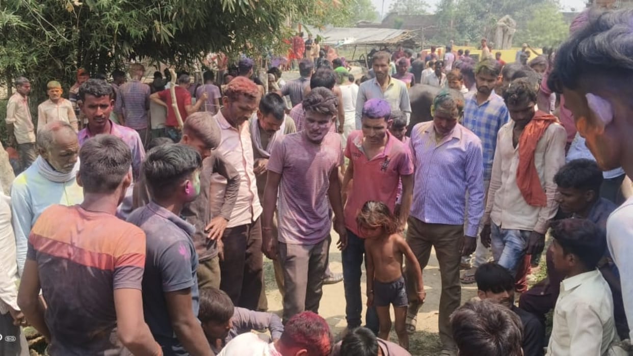 Seven people got burnt due to electric shock on holi in lakhimpur kheri