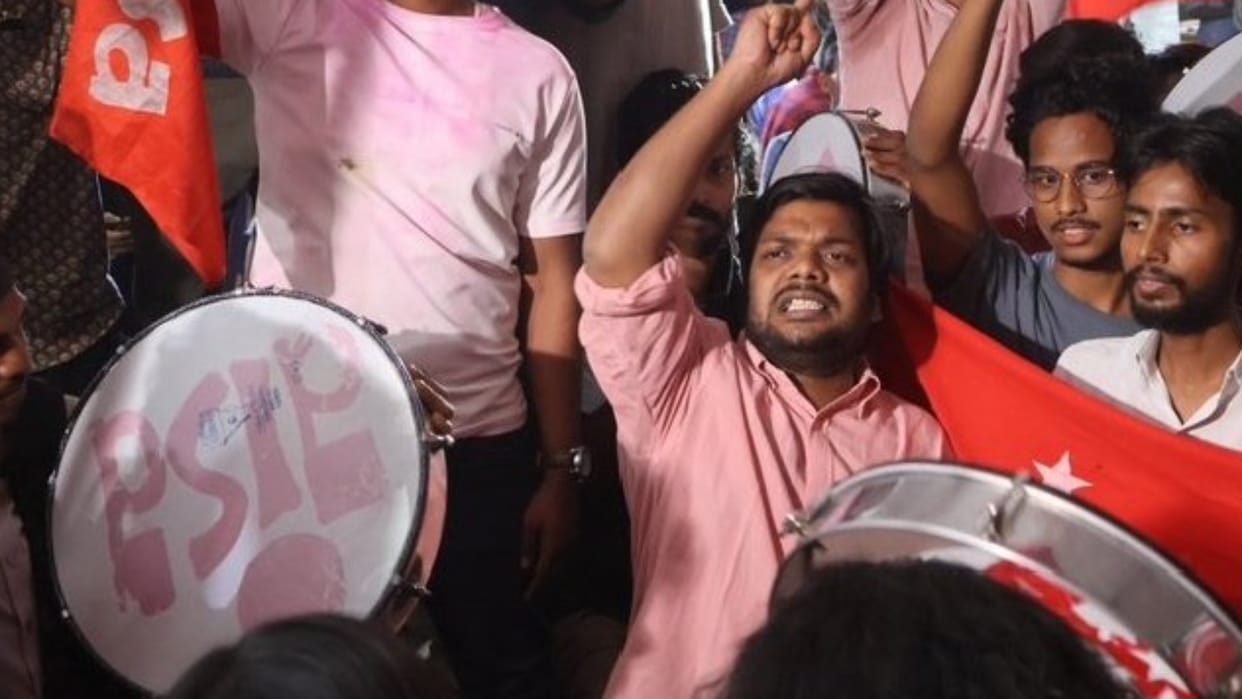 Dhananjay became the first Dalit President of JNU Students Union since 1996