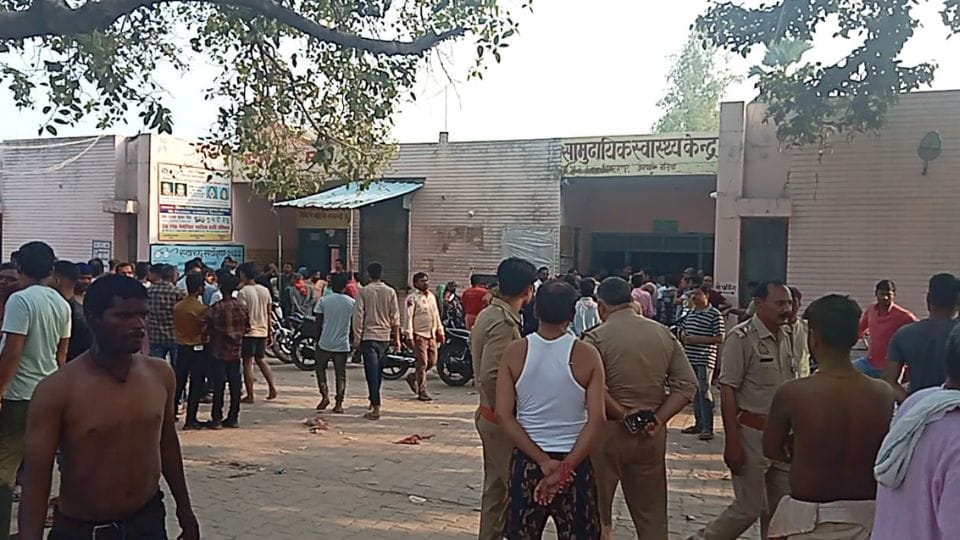 Four people died in a road accident in Ballia