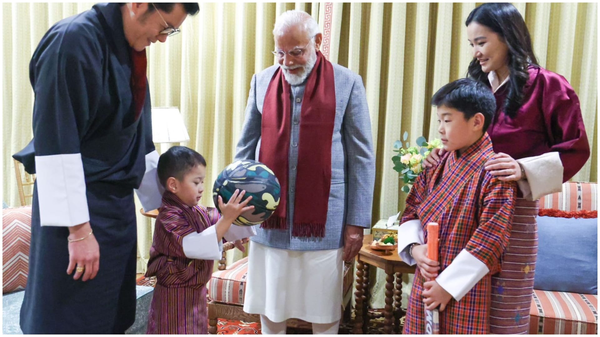 PM Modi was hosted by King of Bhutan Jigme Khesar Namgyel Wangchuck private dinner during his visit Photos