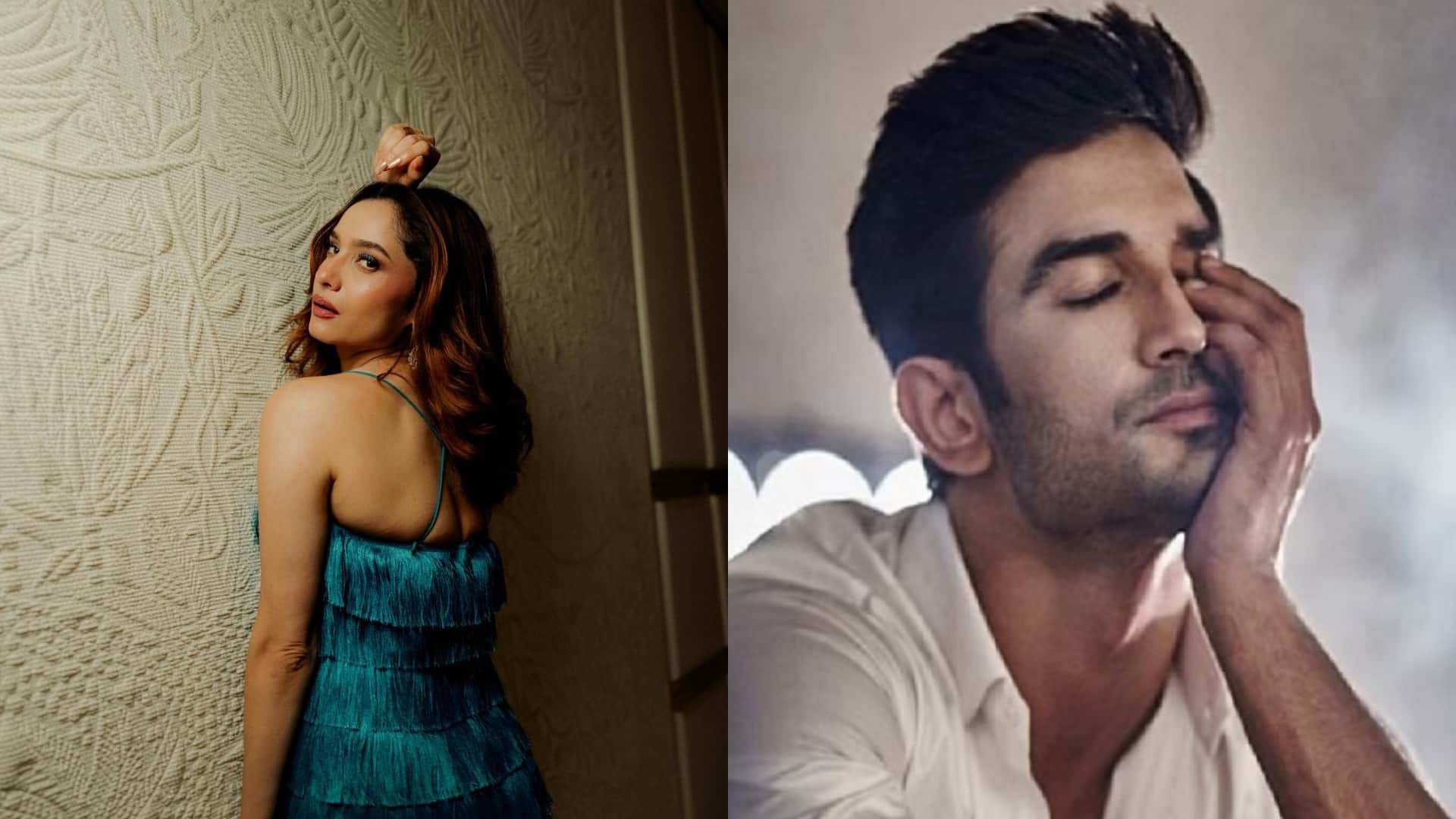 late actor Sushant Singh Rajput and Ankita Lokhande playing holi together old video went viral on internet
