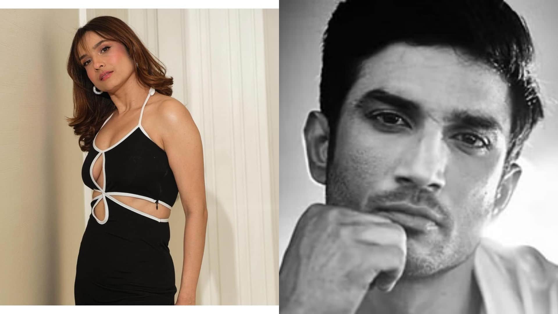late actor Sushant Singh Rajput and Ankita Lokhande playing holi together old video went viral on internet