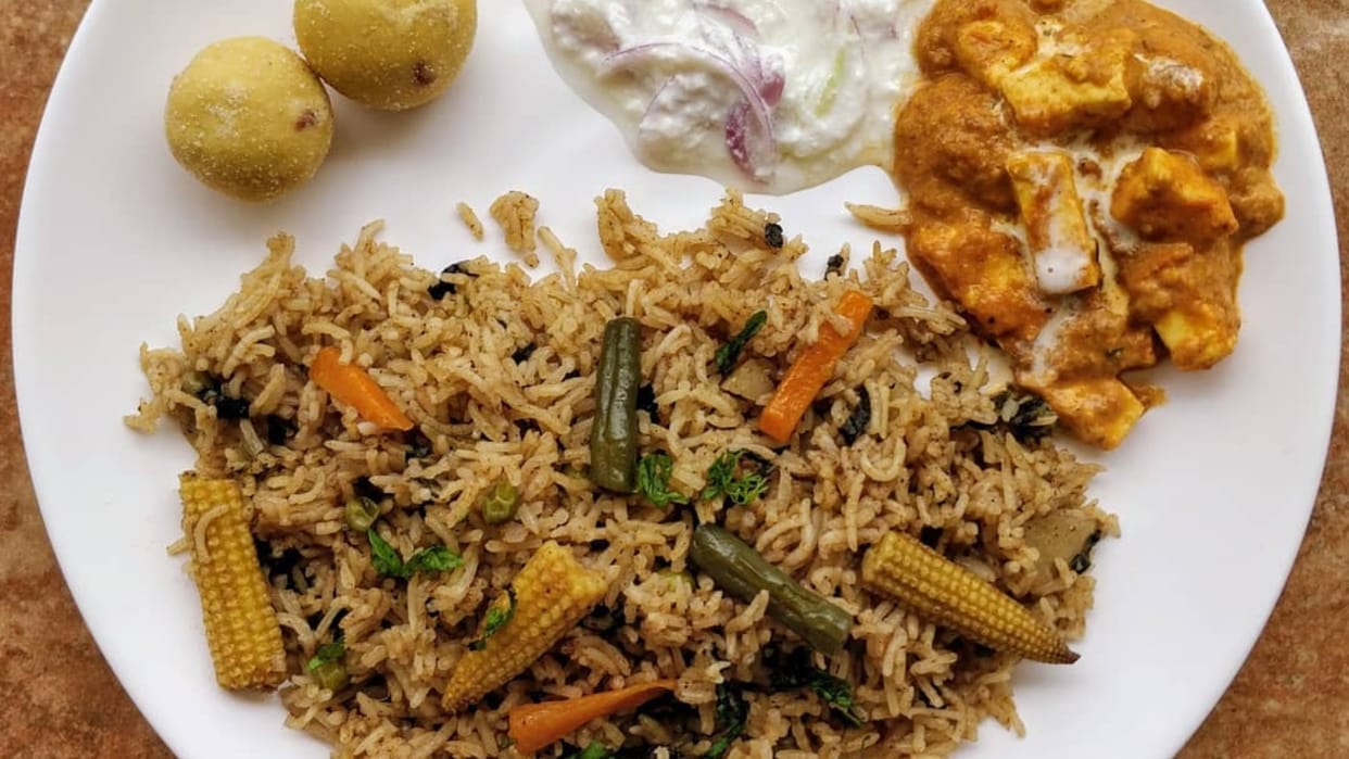 Holi 2024 how to make vegetable pulao at home in hindi
