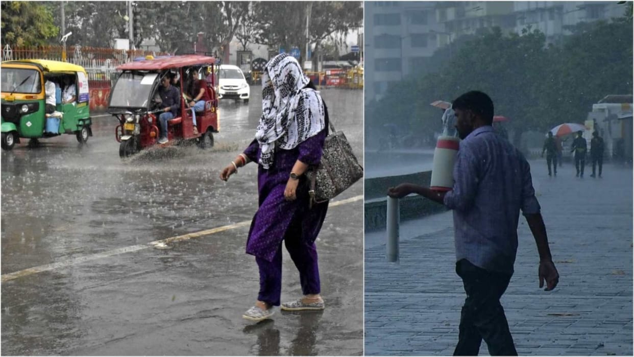 Weather Alert IMD forecast storm Strong Winds snowfall rainfall prediction mausam samachar