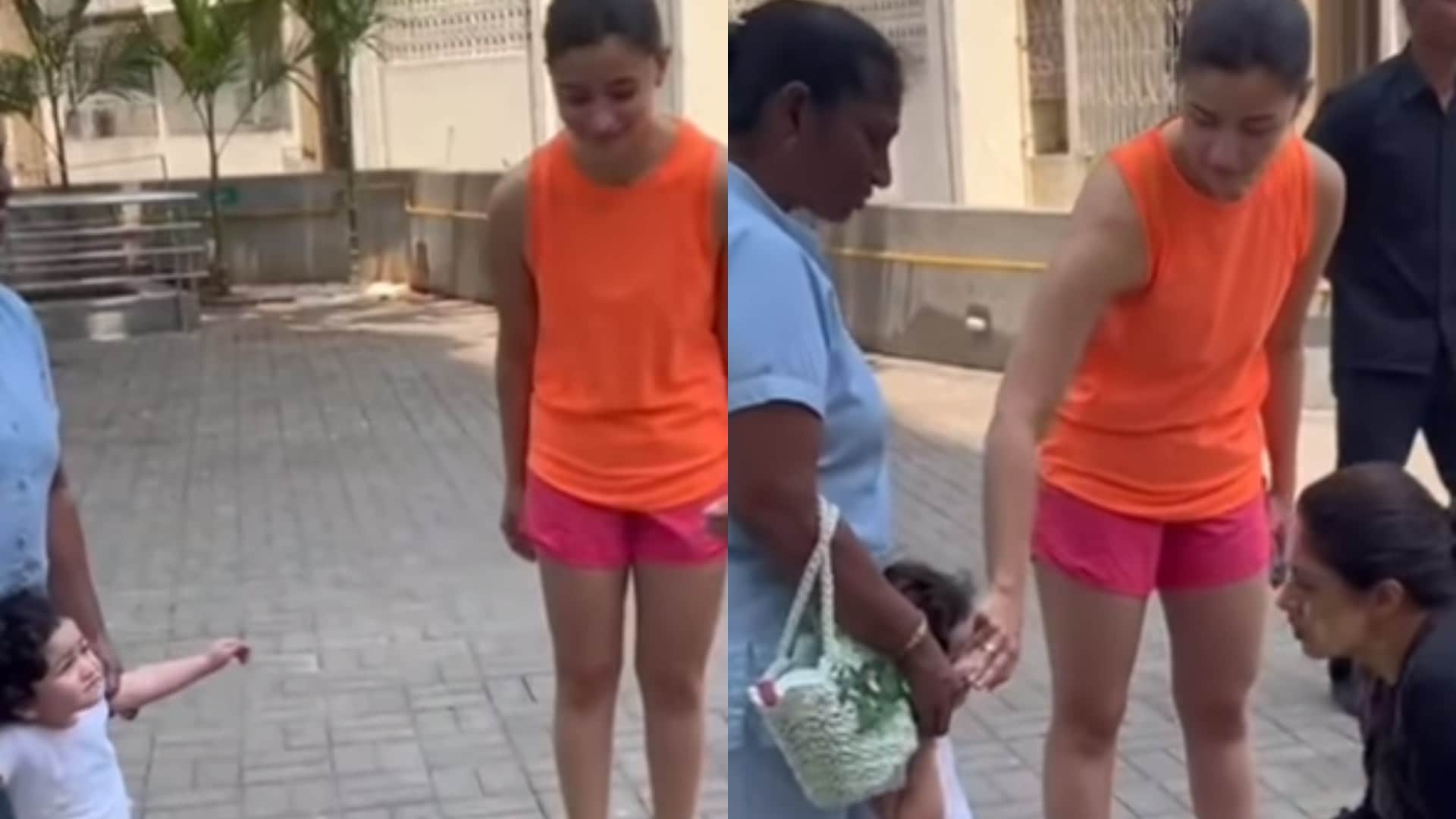 Animal star Ranbir Kapoor and Alia Bhatt spotted playing Play Holi With Daughter Raha video went viral