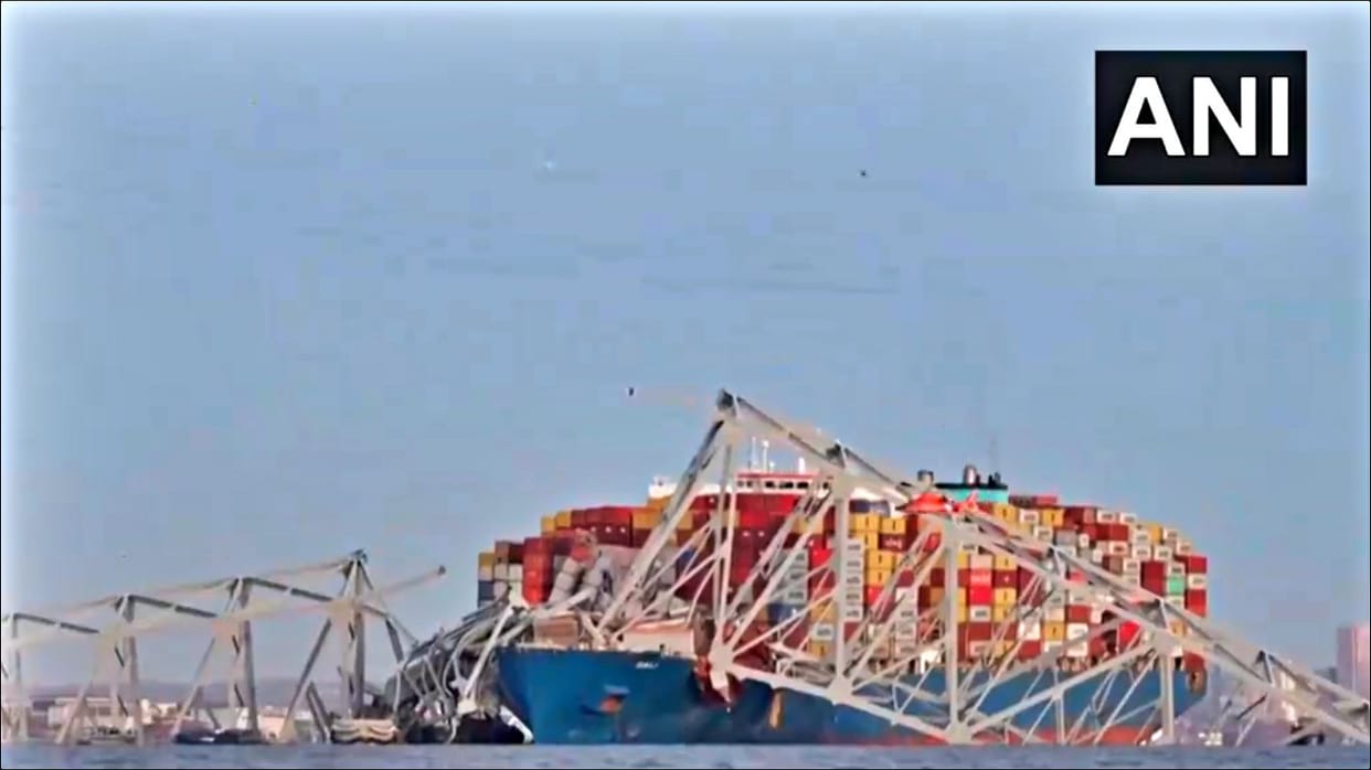 US Baltimore Francis Scott Key Bridge Collapse News Updates all Indian Crew Members on cargo ship Dali