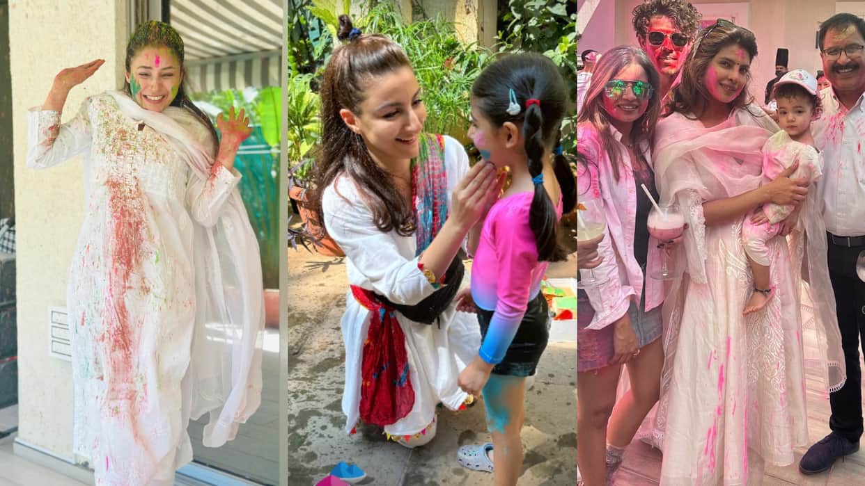 Holi look of Bollywood and TV celebs Priyanka Chopra to Shehnaaz Gill