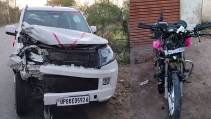 bike riding Two youths died after being hit by speeding car in Agra