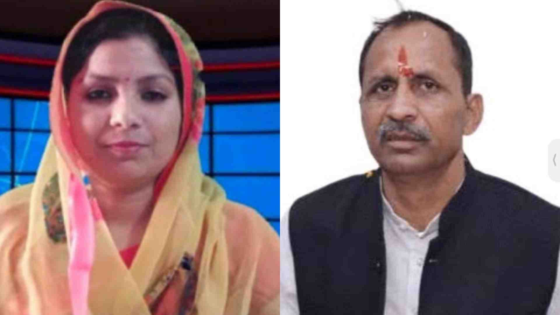 इंदु देवी जाटव और भजनलाल जाटव।
