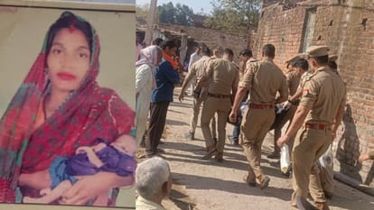 A drunk man killed his wife in bijnaur in Lucknow.