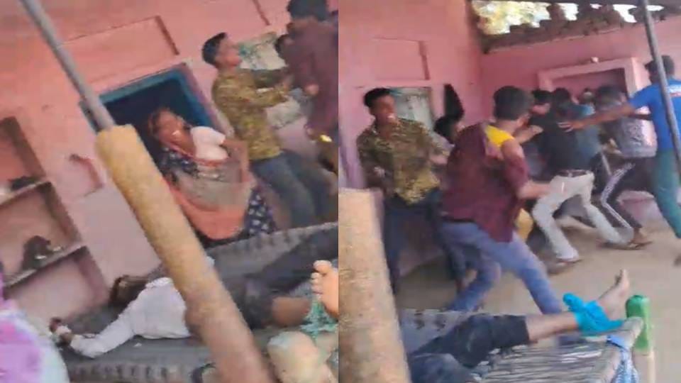 bullies entered house over minor dispute and beat up family members In Agra