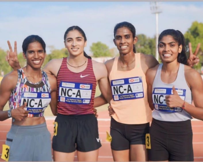 Meerut: Mix and relay of women  Rupal Choudhary won gold and silver medals