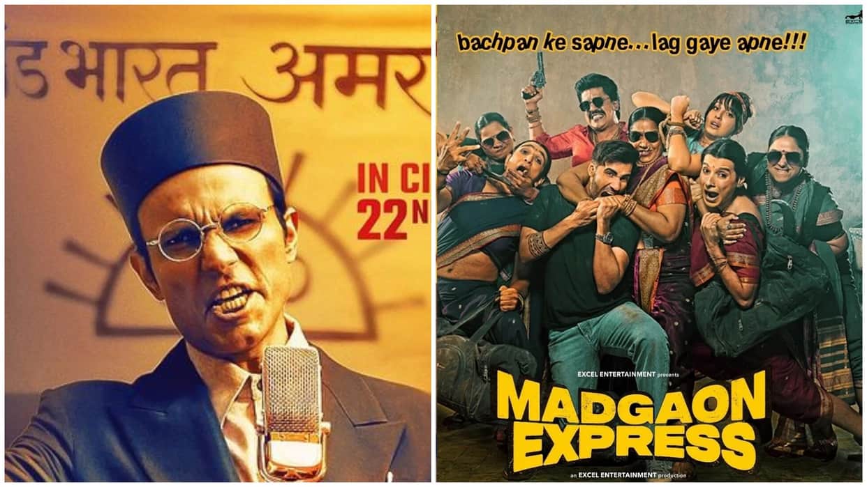 Monday Box Office Collection Swatantra Veer Savarkar Madgaon Express Shaitaan Yodha Total Earnings