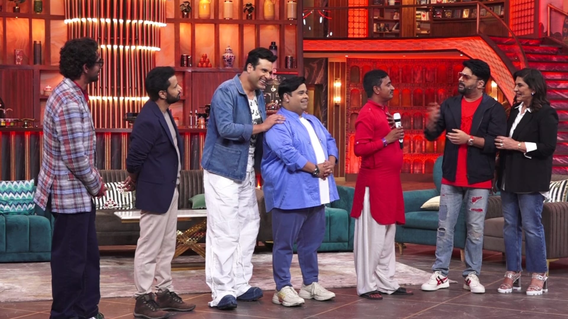 The Great Indian Kapil Show press conference Archana puran singh Sunil grover, krushna Abhishek Rajiv thakur