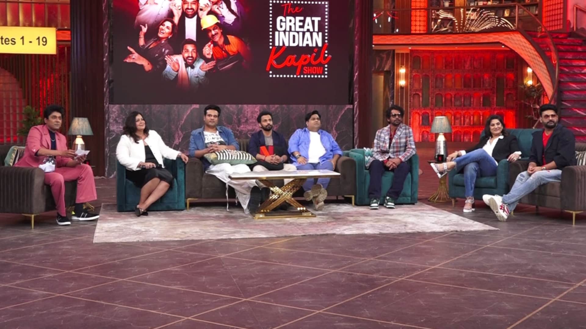 The Great Indian Kapil Show press conference Archana puran singh Sunil grover, krushna Abhishek Rajiv thakur