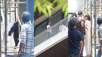Neetu Kapoor and Alia Bhatt Ranbir kapoor at Under construction Bungalow in Bandra video goes viral