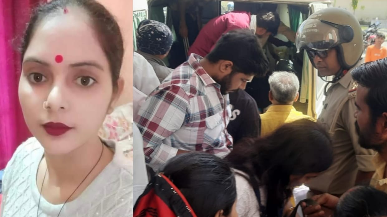 A truck trampled a woman lawyer in Amethi.