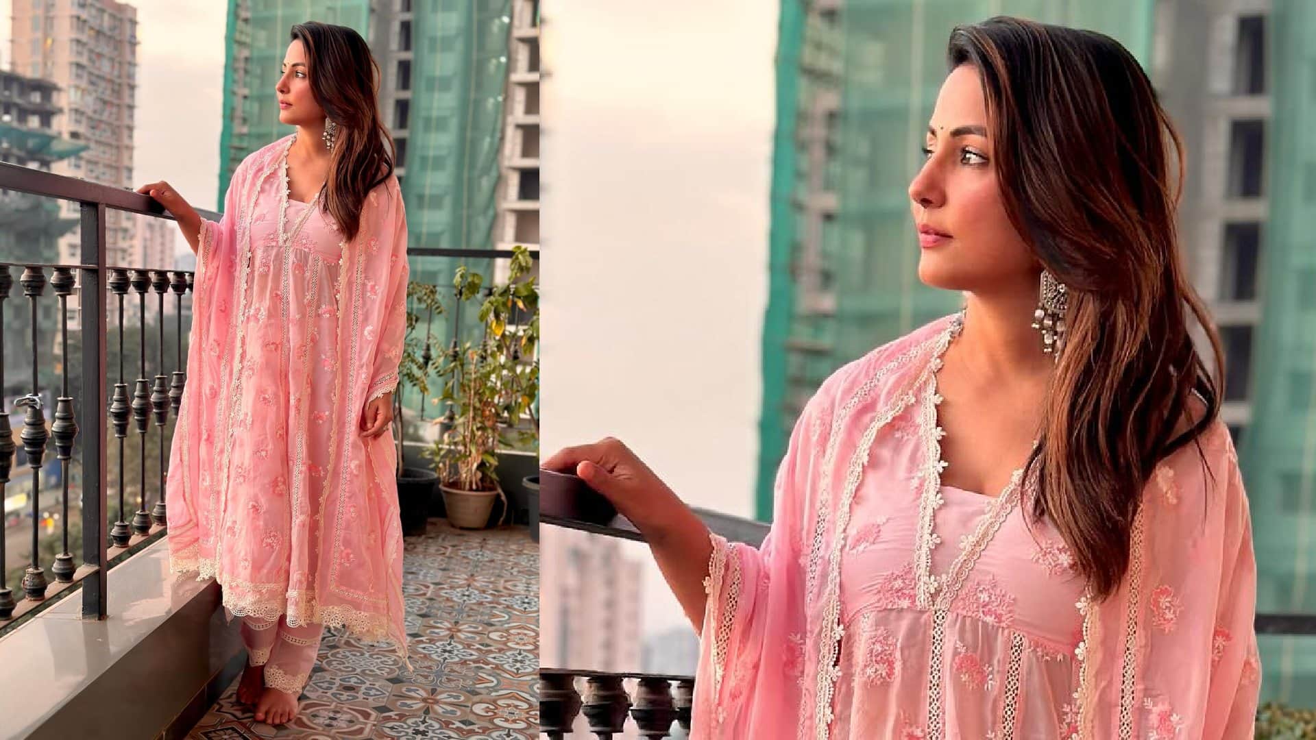 Eid 2024 trendy anarkali suit design inspired by actress