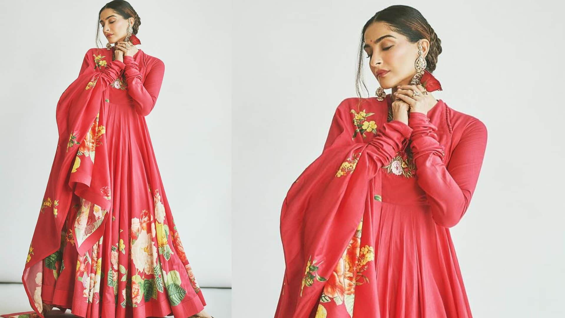 Chaitra Navratri 2024 tips for wearing Anarkali suit in Navratri puja