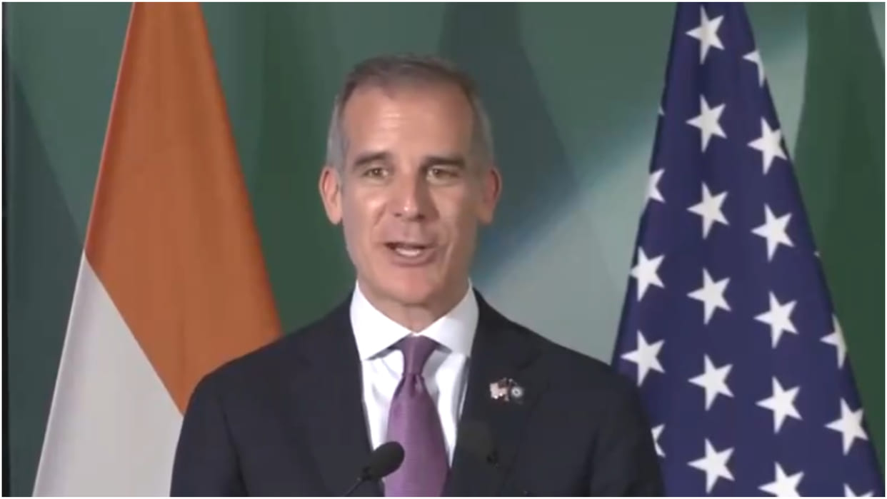 US-India forum US Ambassador Eric Garcetti says, US and India friendship is the most important