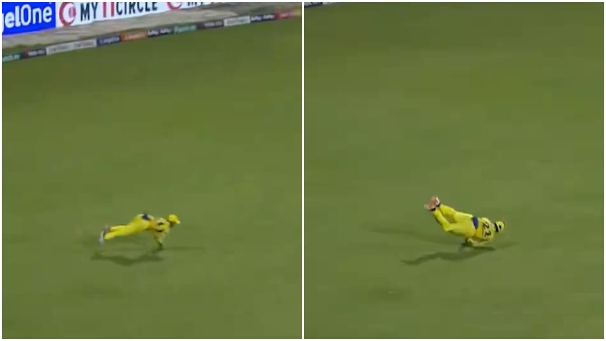 CSK vs GT IPL 2024: 35 year old Ajinkya Rahane catch will also surprise you, caught Miller after diving, Dhoni