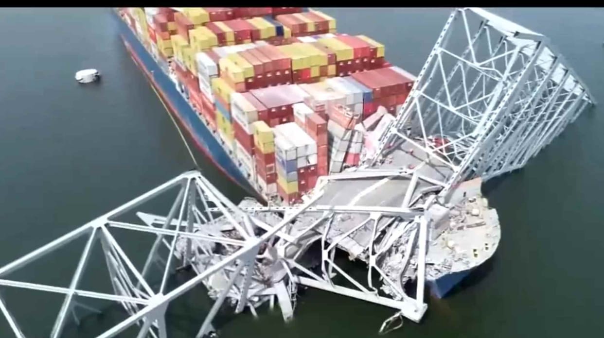 Indian Embassy in US condoles at Baltimore bridge; Biden takes note of prompt action by ship's crew