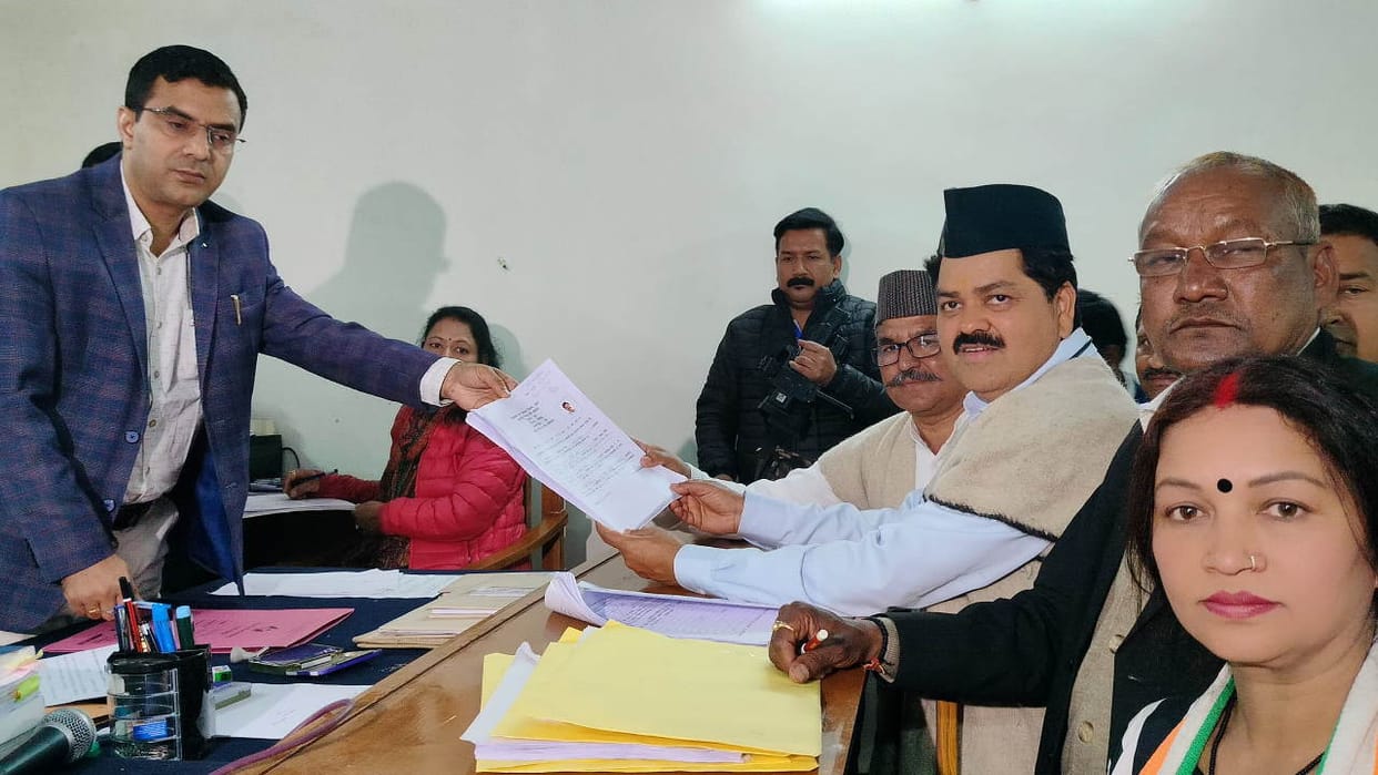 Lok Sabha Election 2024 Uttarakhand Last day of nomination BJP and Congress candidates filed nominations