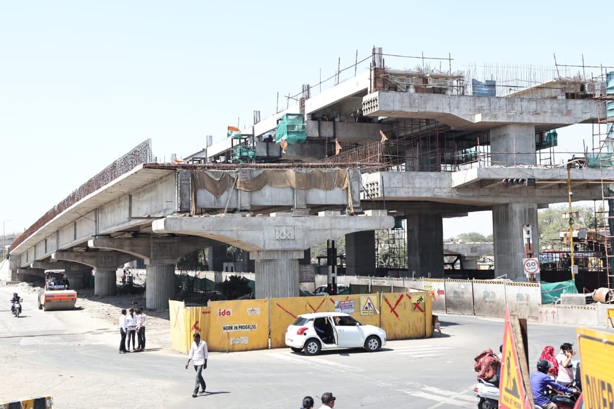 Indore News: The state's highest double-decker flyover is being prepared in Indore, height will be 70 feet fro