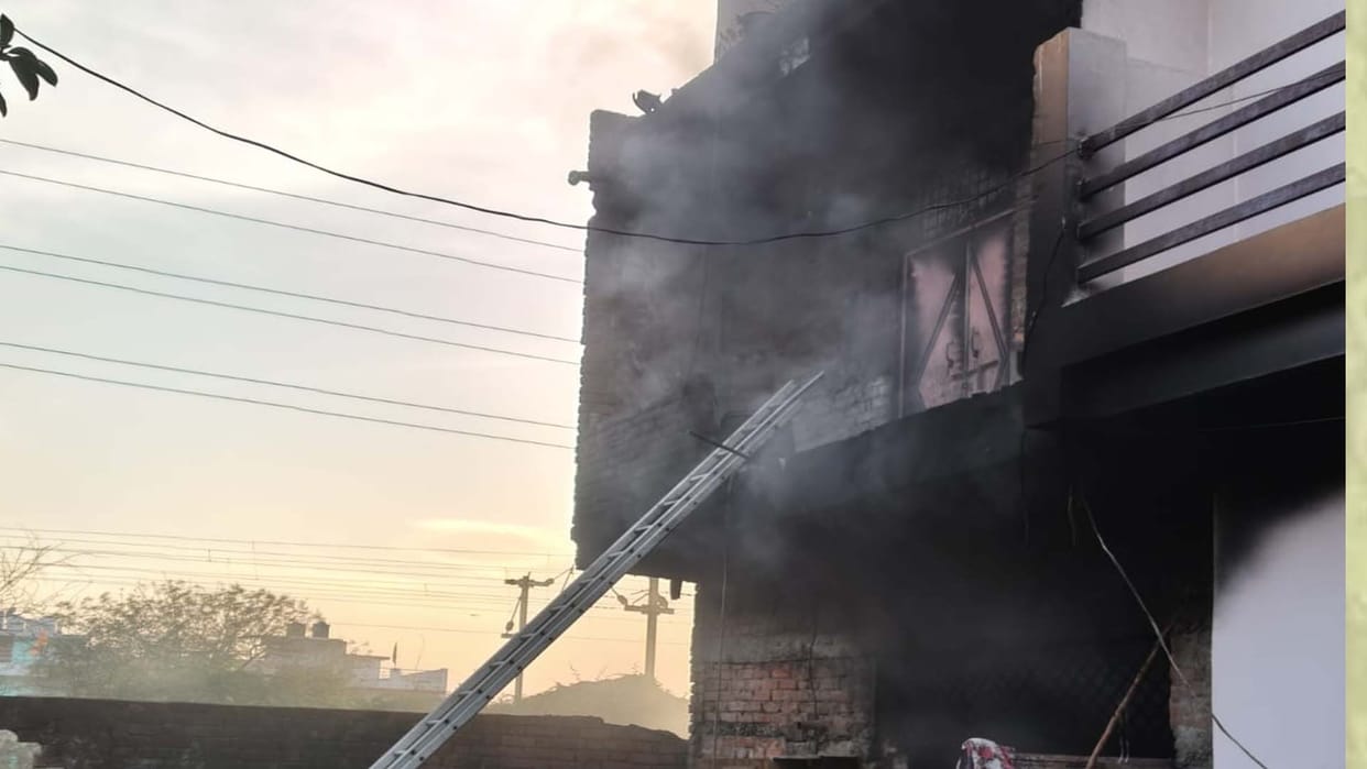 Kanpur: Fire broke out in the factory