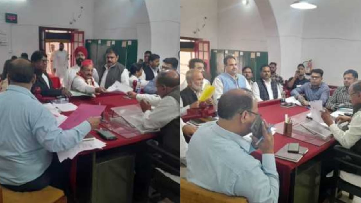 sp and bsp candidates filed nominations in Pilibhit for lok sabha election 2024